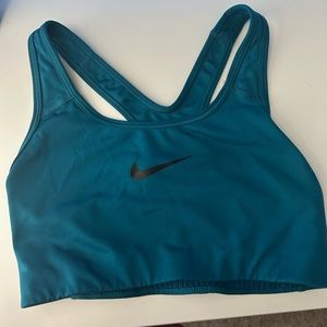 blue nike sports bra